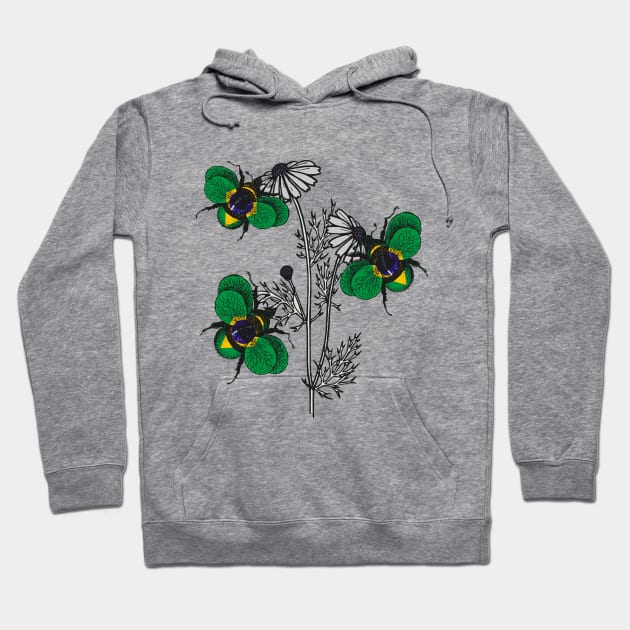 Brazil Bee Swarm Hoodie by Fusti